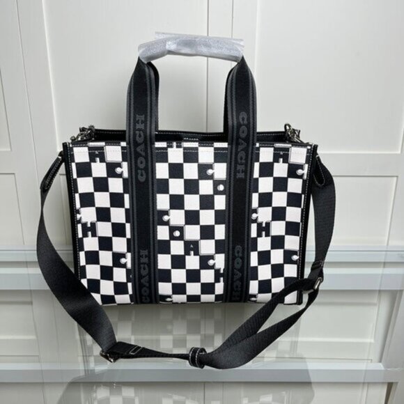 Coach Shoes - Coach Smith Tote with Checkerboard Print CR101